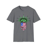 USA Statue of Liberty urban thug style - Softstyle T-Shirt