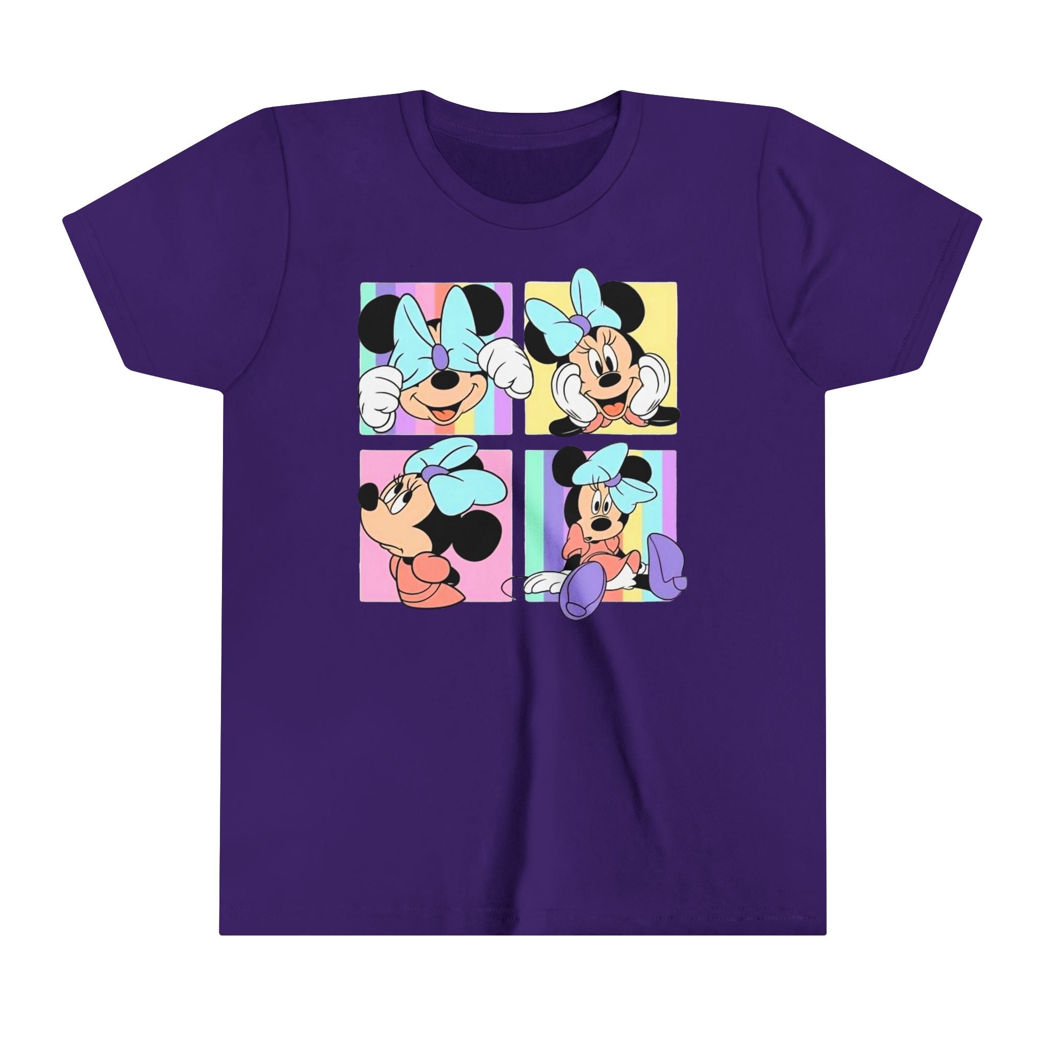 Minnie Mouse portraits emotions Kids - Youth Short Sleeve Tee