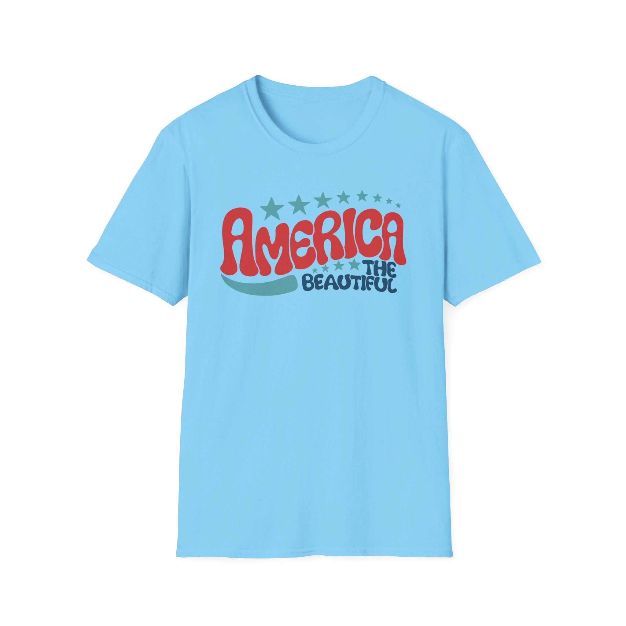 USA "America the beautiful" - Softstyle T-Shirt