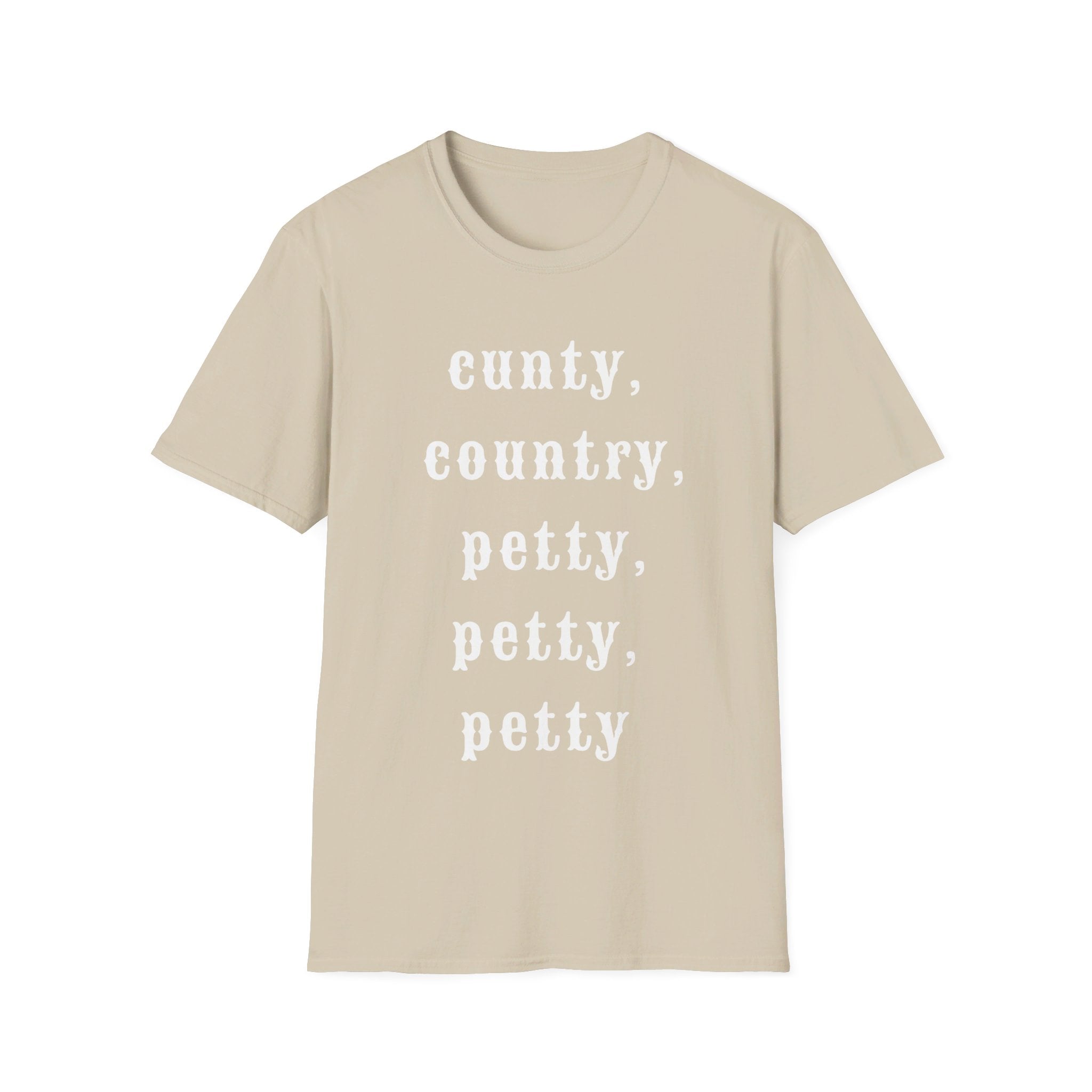 Beyoncé Spaghettii "Cunty, country, petty, petty, petty" - Softstyle T-Shirt