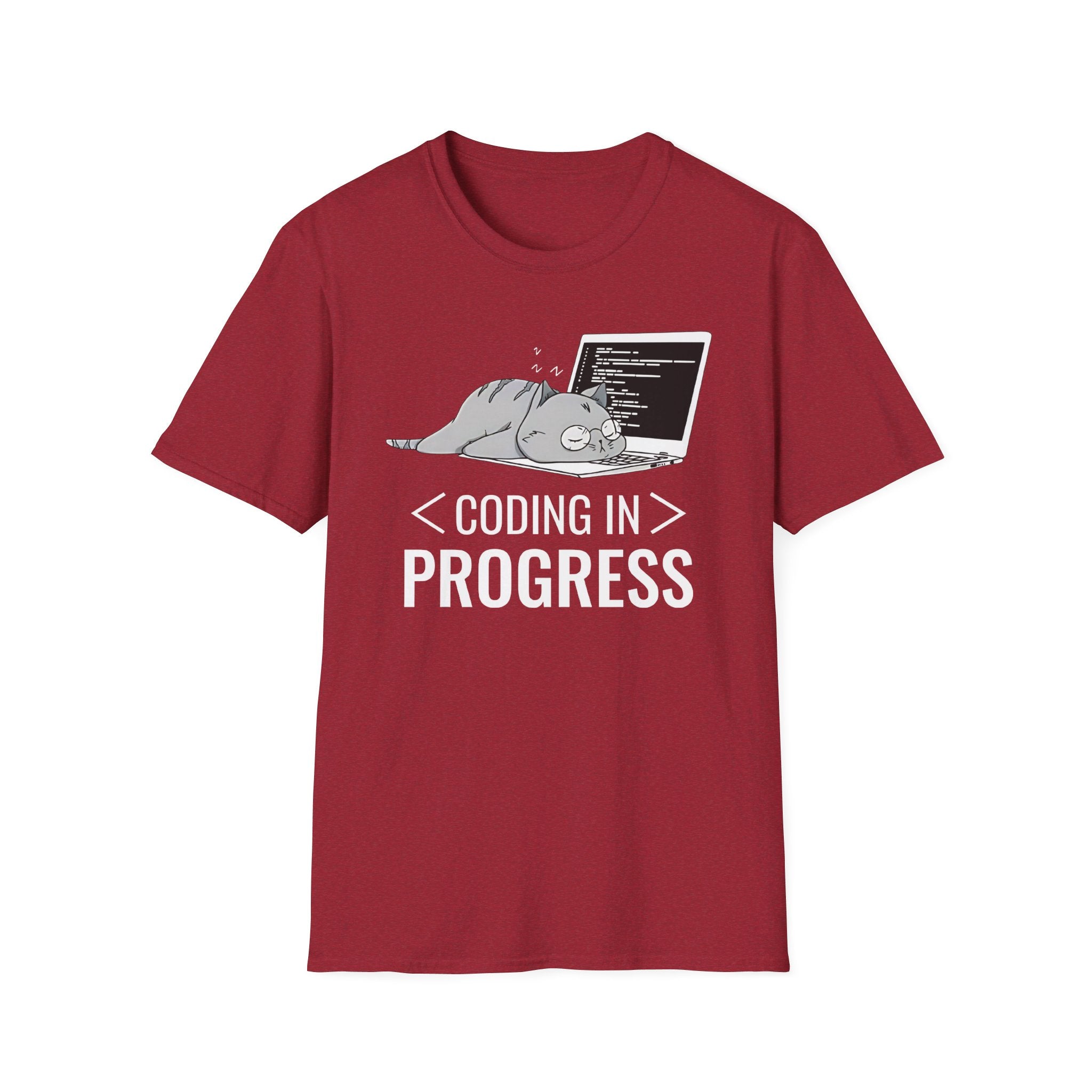 Coding in progress - Softstyle T-Shirt