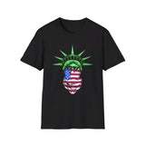 USA Statue of Liberty urban thug style - Softstyle T-Shirt