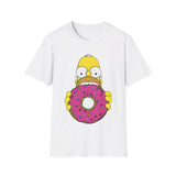 Homer loves donuts Simpsons - Softstyle T-Shirt