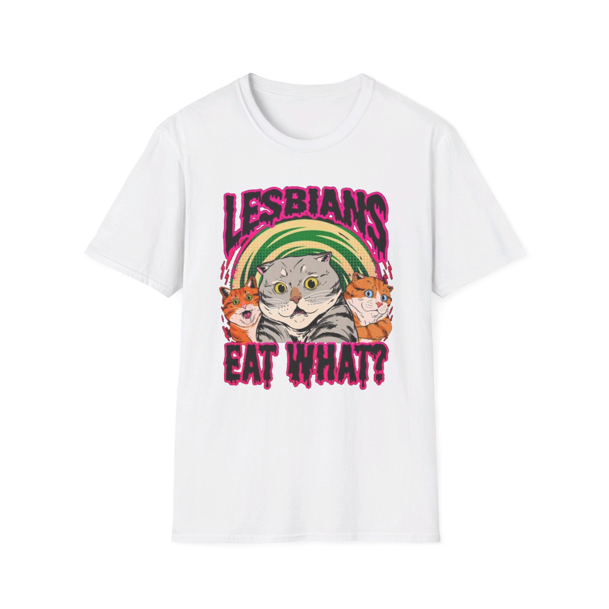 Lesbians eat what? LGBTQIA+ - Softstyle T-Shirt