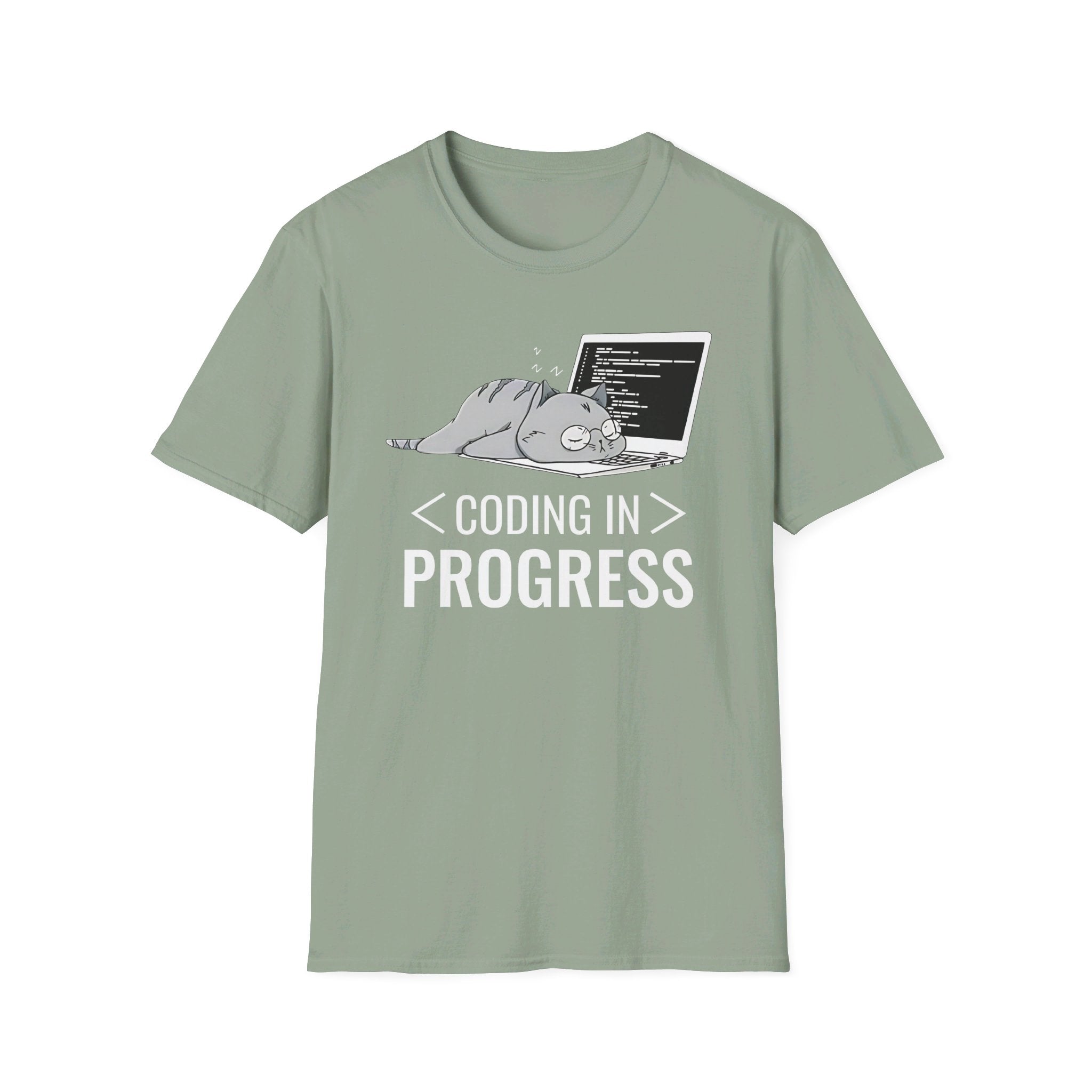 Coding in progress - Softstyle T-Shirt