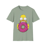 Homer loves donuts Simpsons - Softstyle T-Shirt