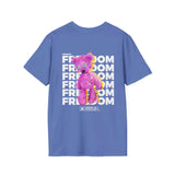 Freedom Bear backside - Softstyle T-Shirt