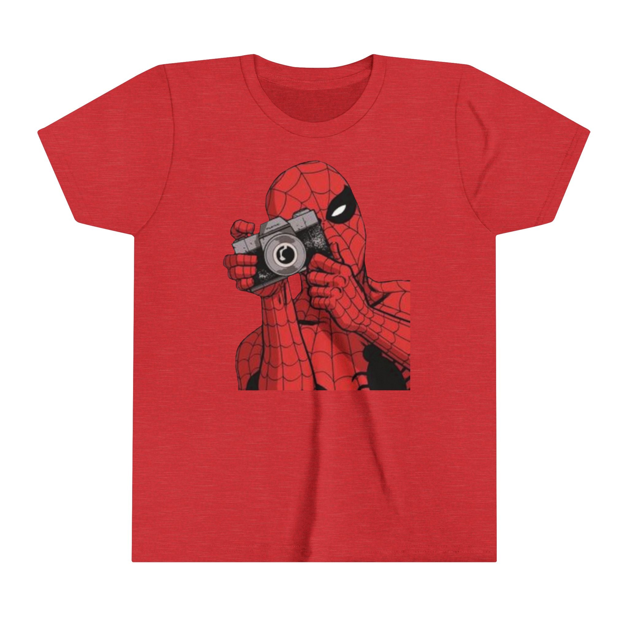 Spider-Man photographer Kids - Youth Short Sleeve Tee