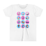 Gabby's Dollhouse circles - Youth Short Sleeve Tee