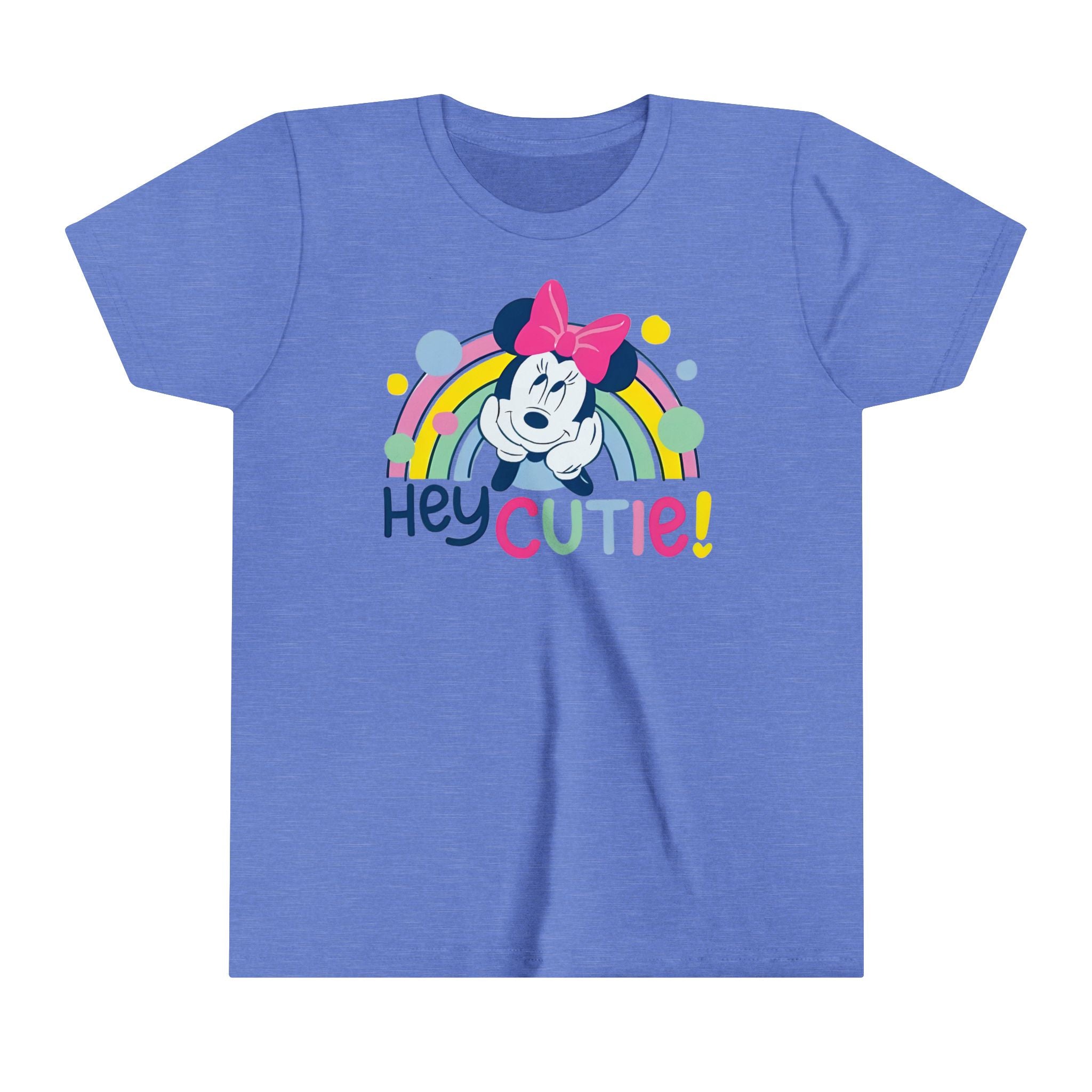 Minnie Mouse "Hey, cutie!" Kids - Youth Short Sleeve Tee