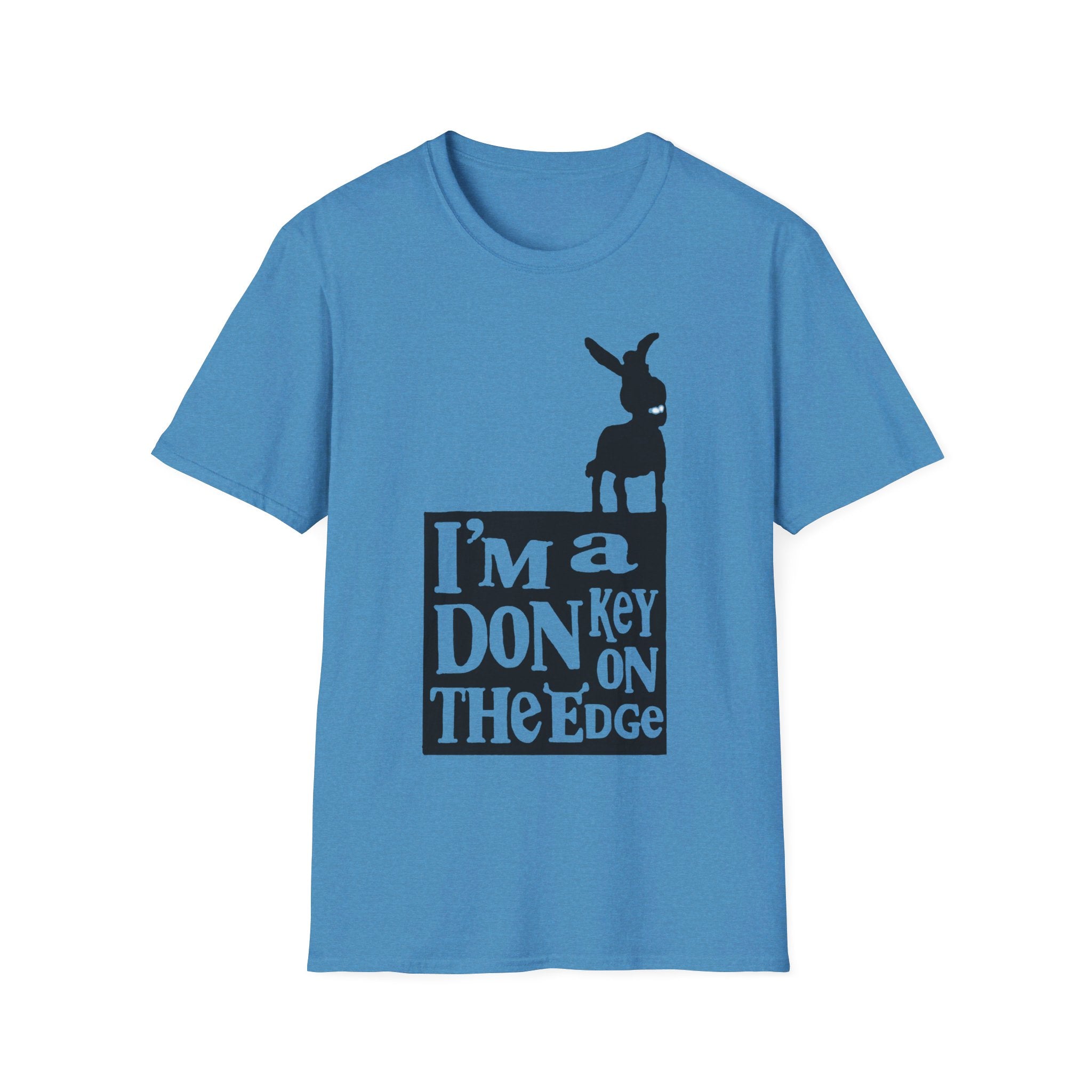 Donkey "I'm a donkey on the edge" Shrek - Softstyle T-Shirt