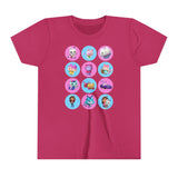 Gabby's Dollhouse circles - Youth Short Sleeve Tee