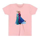 Frozen Elsa and Anna Kids - Youth Short Sleeve Tee