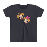 Mickey and Minnie cowboys Kids - Youth Short Sleeve Tee