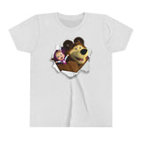 Masha and the bear Kids - Youth Short Sleeve Tee