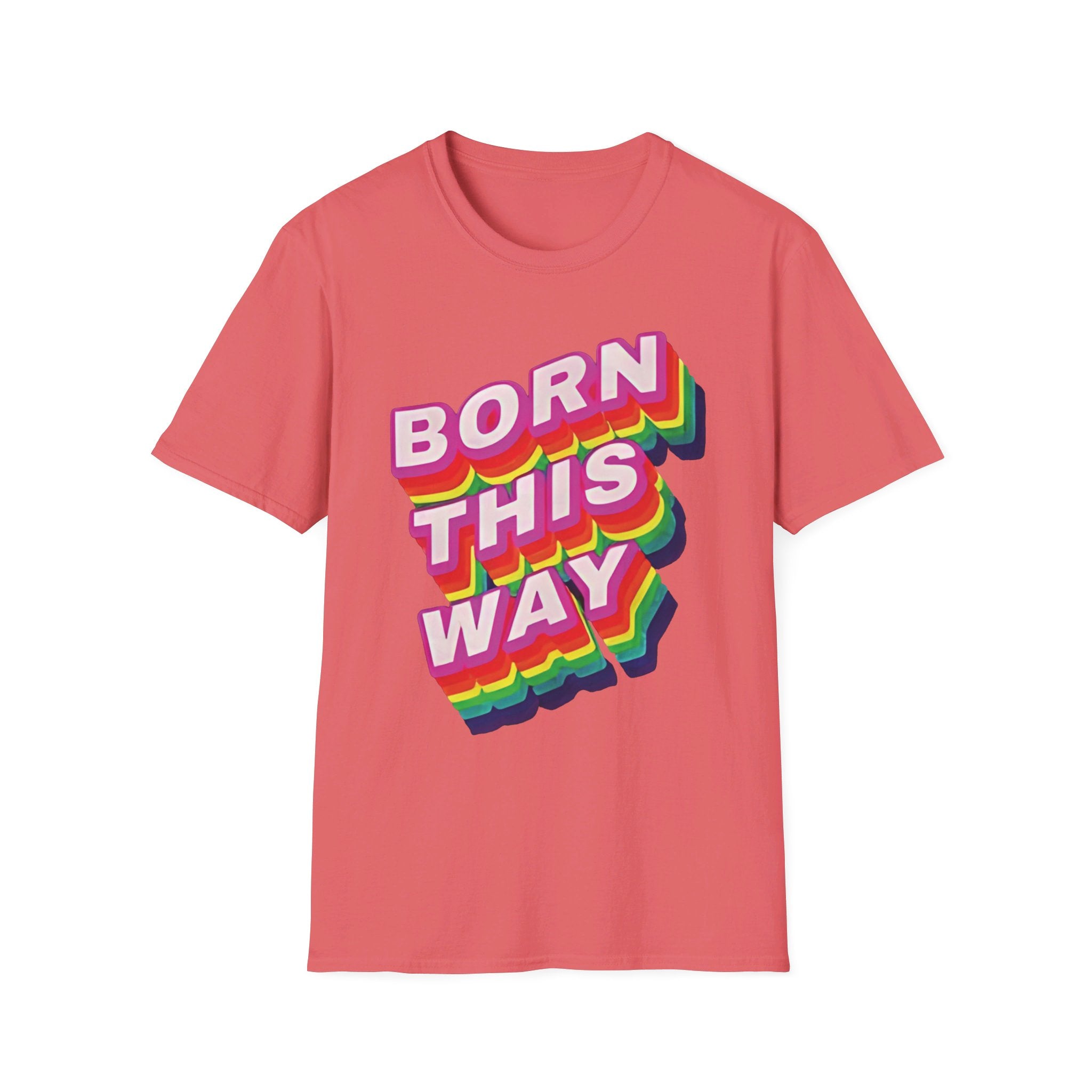 Born this way LGBTQIA+ - Softstyle T-Shirt