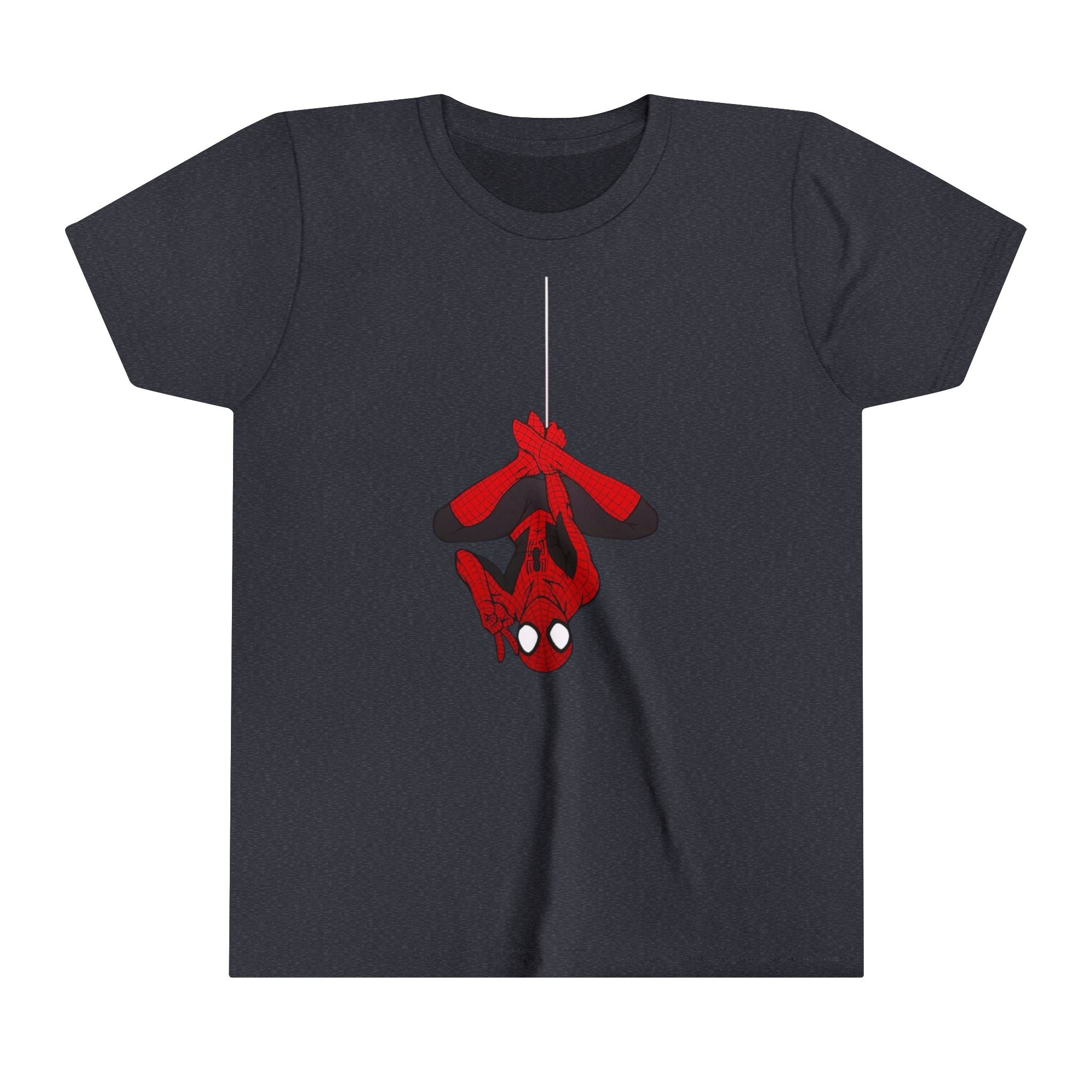 Spider-Man hanging Kids - Youth Short Sleeve Tee