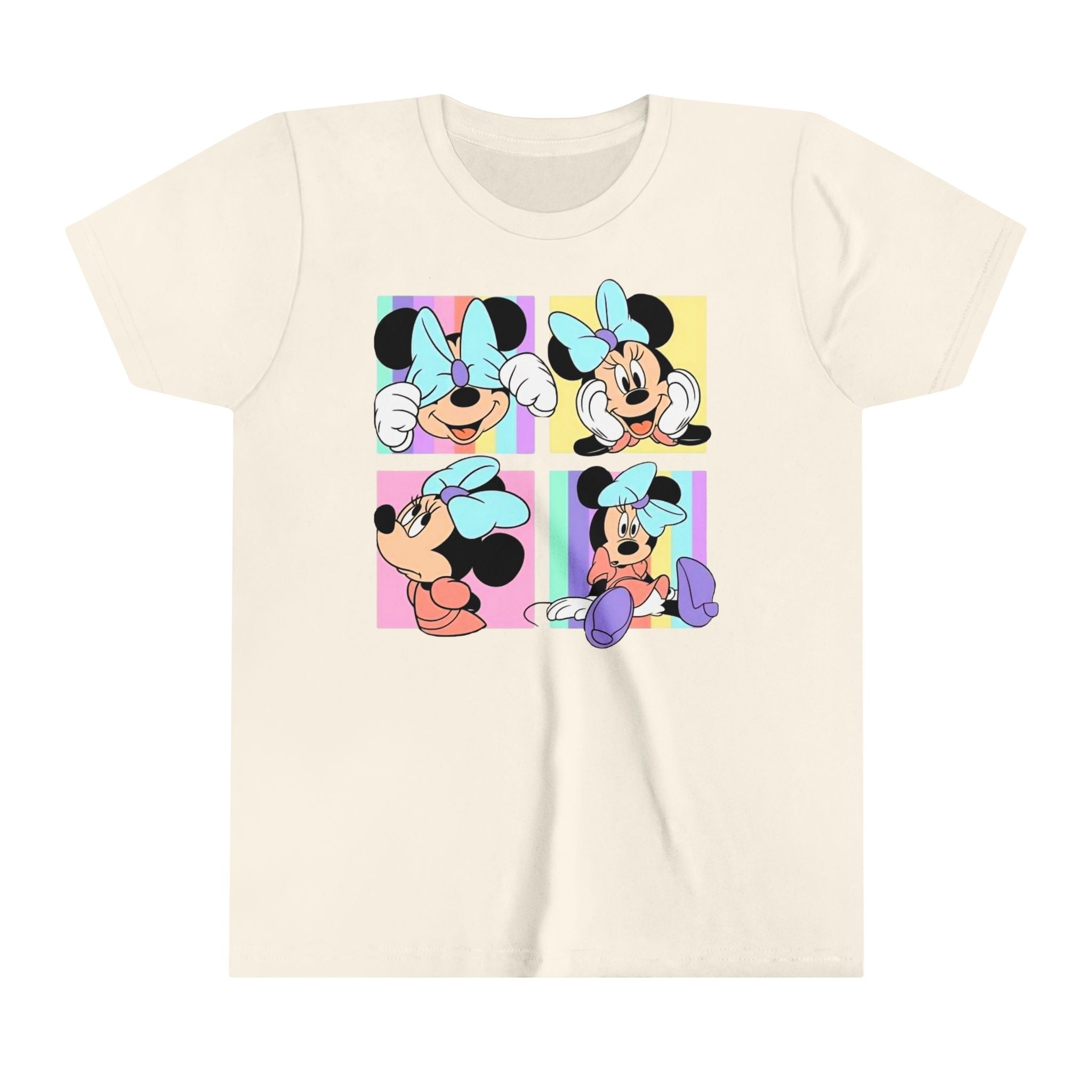 Minnie Mouse portraits emotions Kids - Youth Short Sleeve Tee