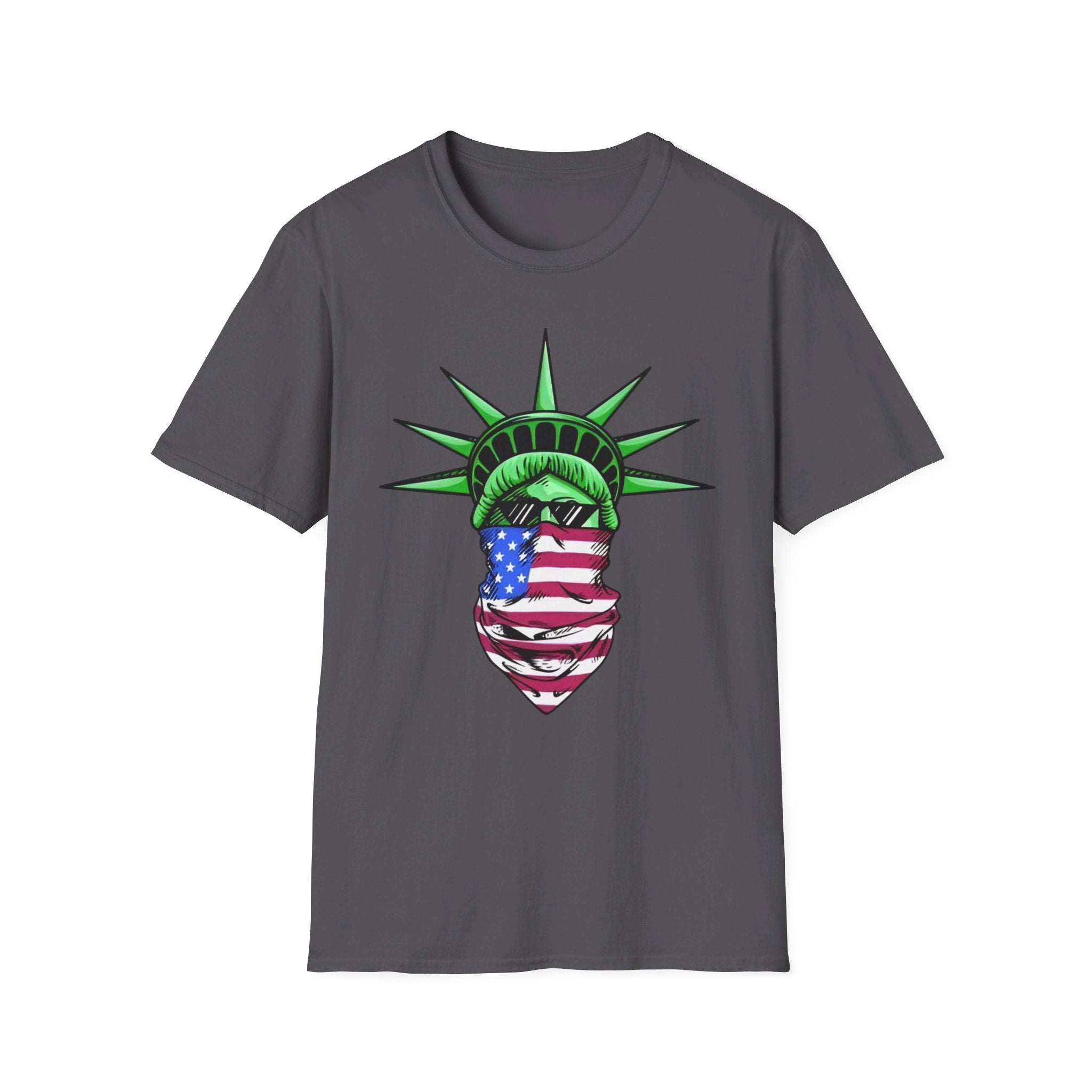 USA Statue of Liberty urban thug style - Softstyle T-Shirt