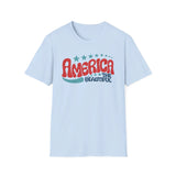 USA "America the beautiful" - Softstyle T-Shirt