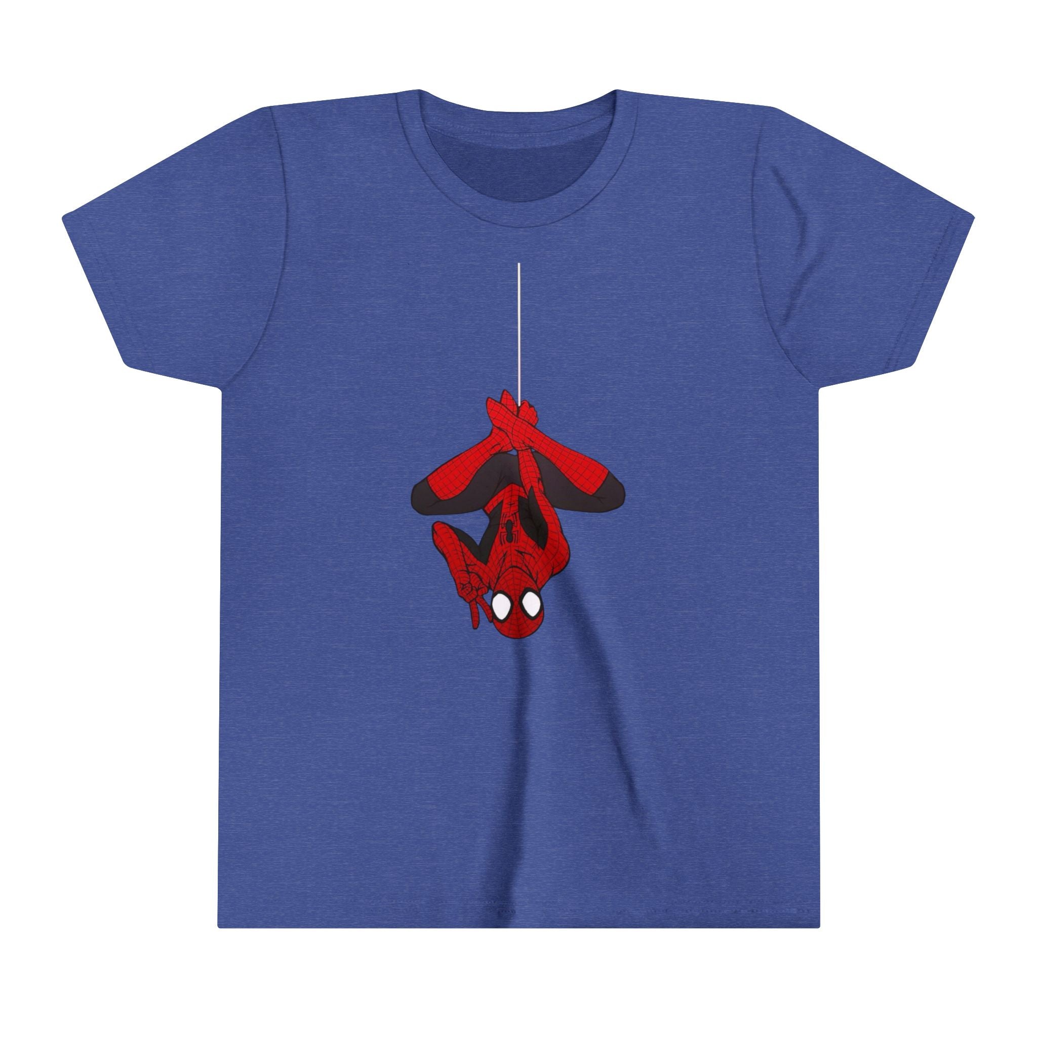 Spider-Man hanging Kids - Youth Short Sleeve Tee