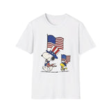 USA Snoopy Patriot - Softstyle T-shirt