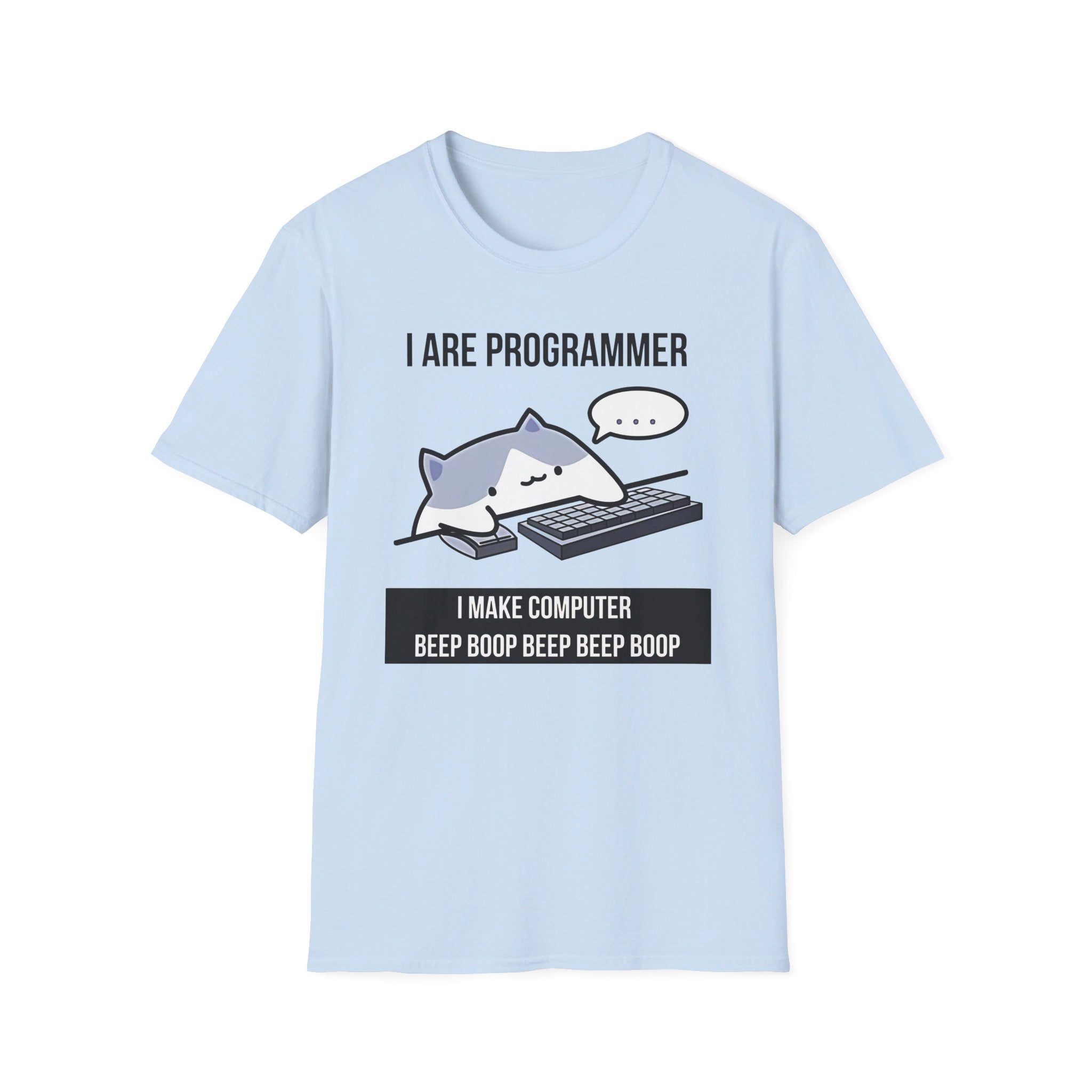 I are programmer, I make computer beep boop - Softstyle T-Shirt