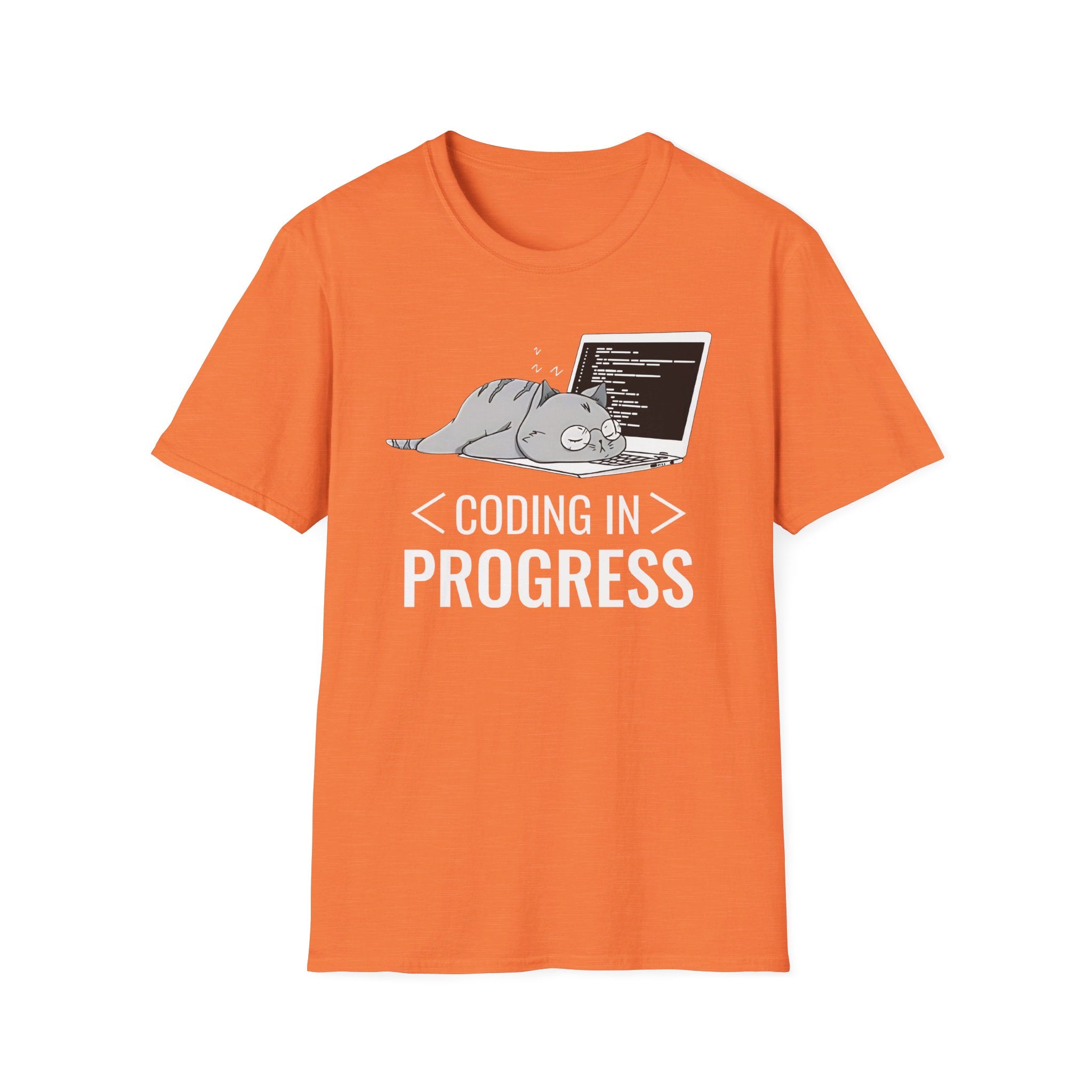 Coding in progress - Softstyle T-Shirt