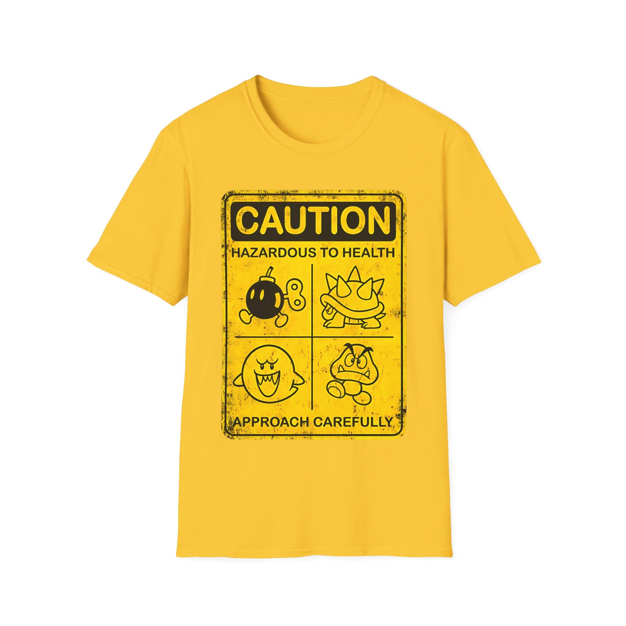 Caution: Hazardous to health, approach carefully - Softstyle T-Shirt