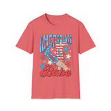 USA American babe - Softstyle T-Shirt