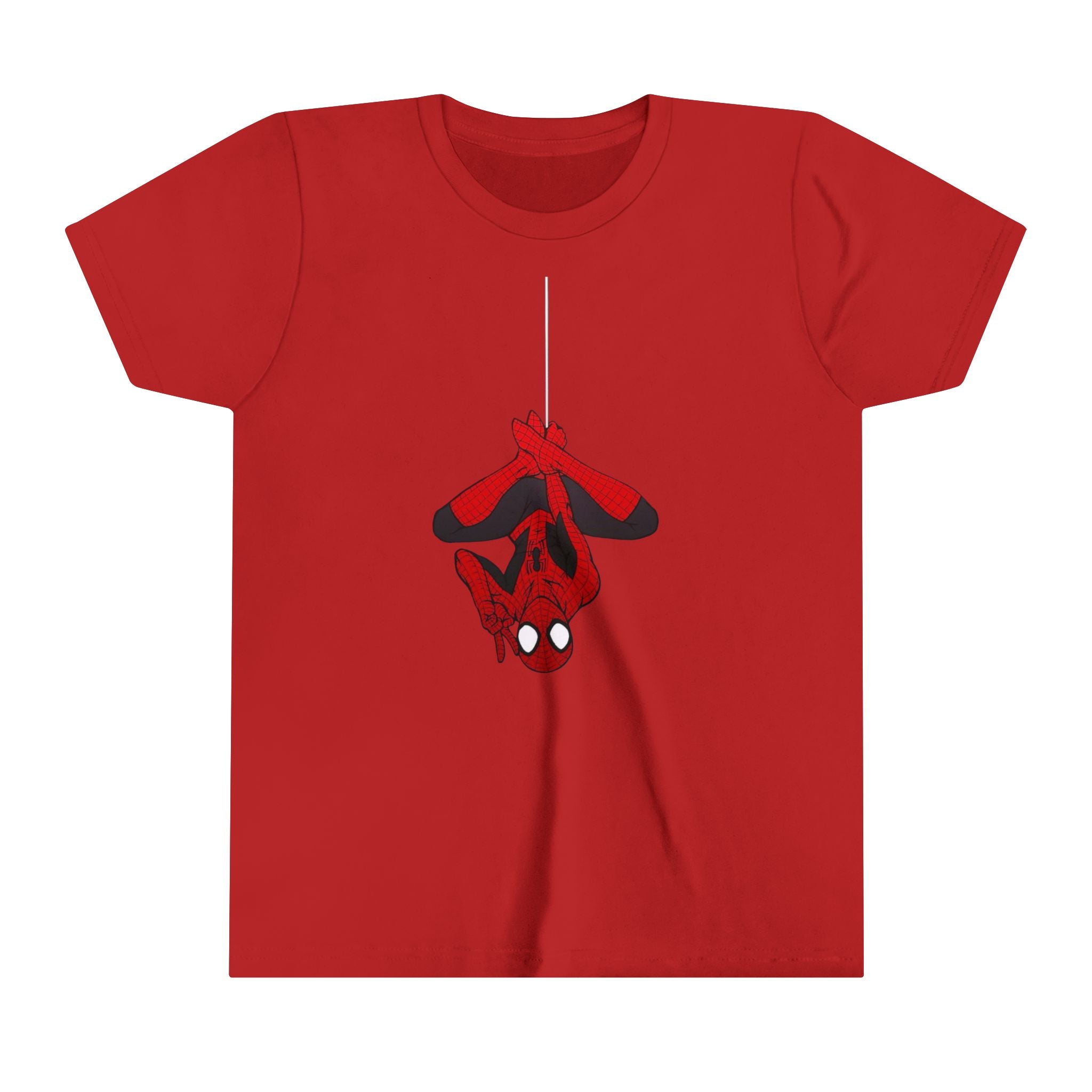 Spider-Man hanging Kids - Youth Short Sleeve Tee