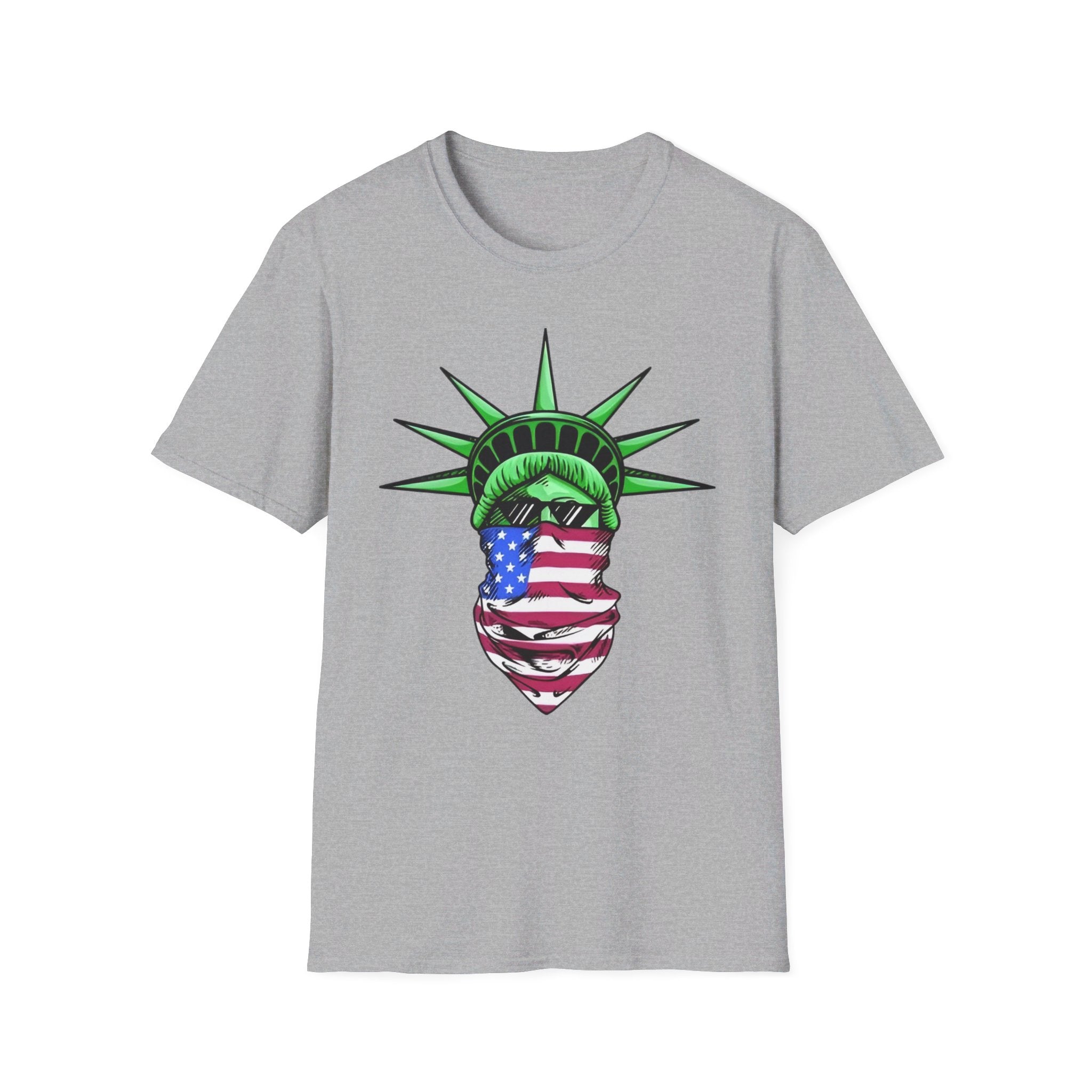 USA Statue of Liberty urban thug style - Softstyle T-Shirt