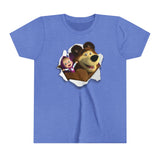 Masha and the bear Kids - Youth Short Sleeve Tee