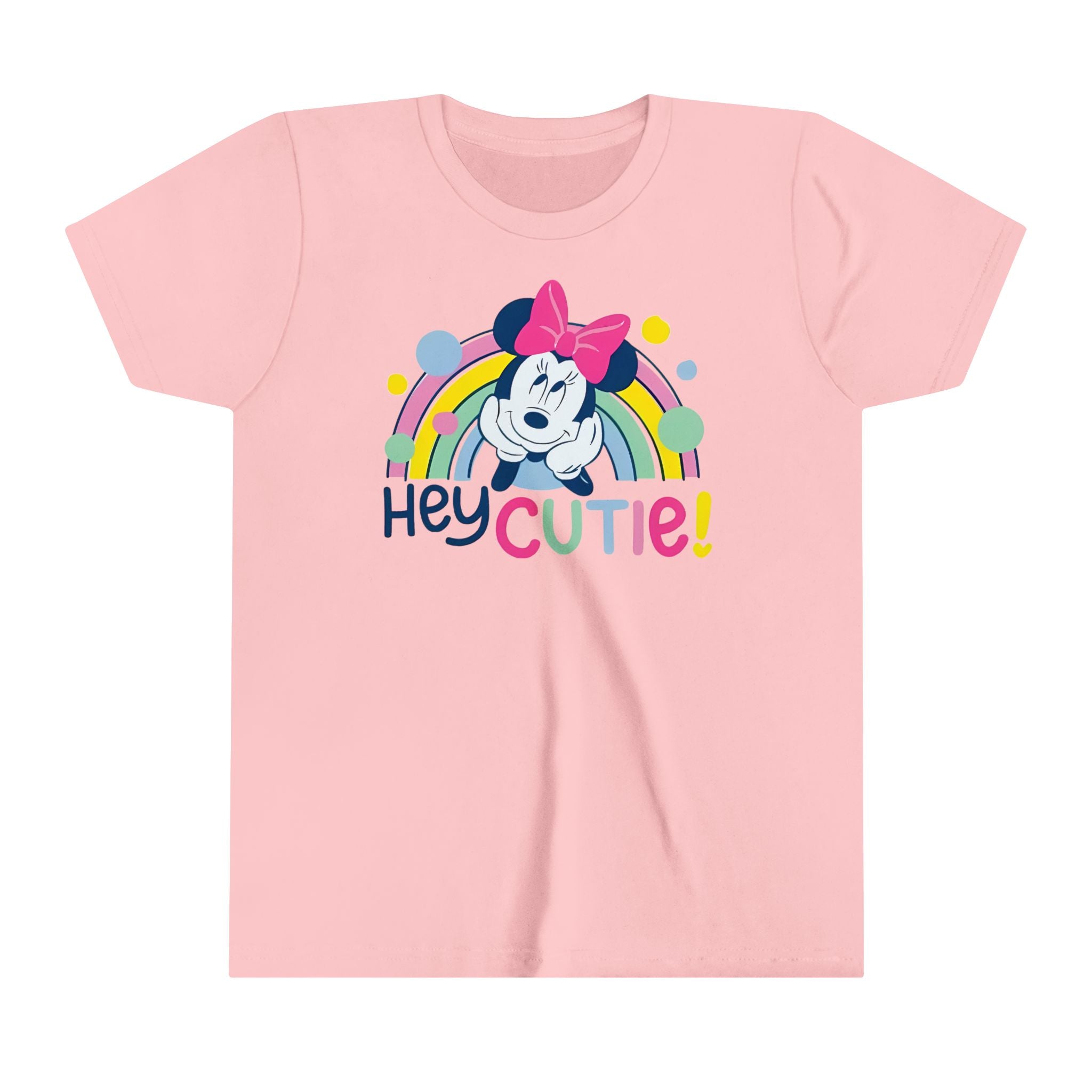 Minnie Mouse "Hey, cutie!" Kids - Youth Short Sleeve Tee