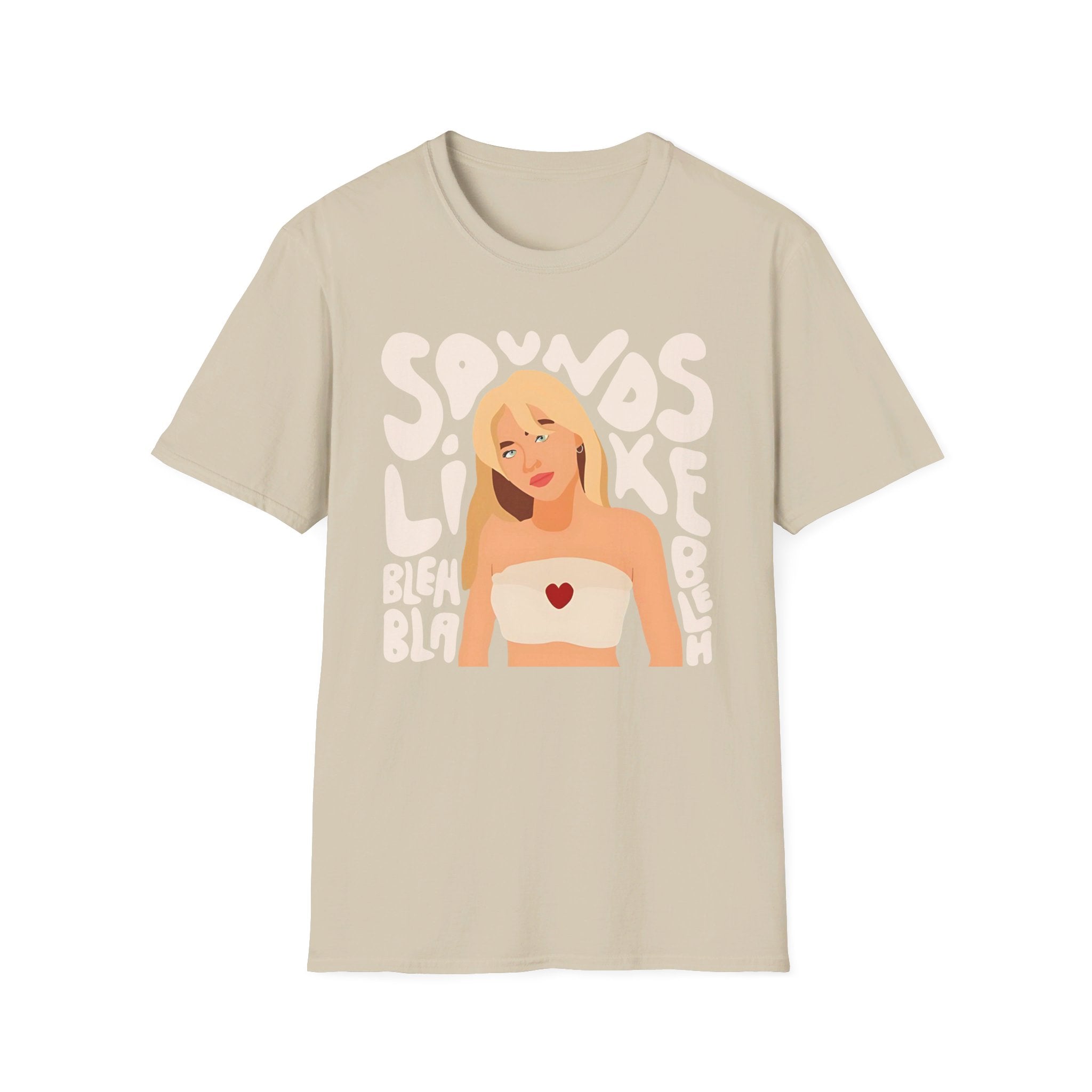 Sabrina Carpenter Nonsense "Sounds like bleh blah bleh" - Softstyle T-Shirt