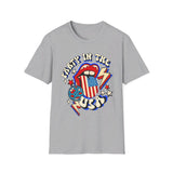 USA Party in the USA: Miley Cyrus lyrics - Softstyle T-Shirt