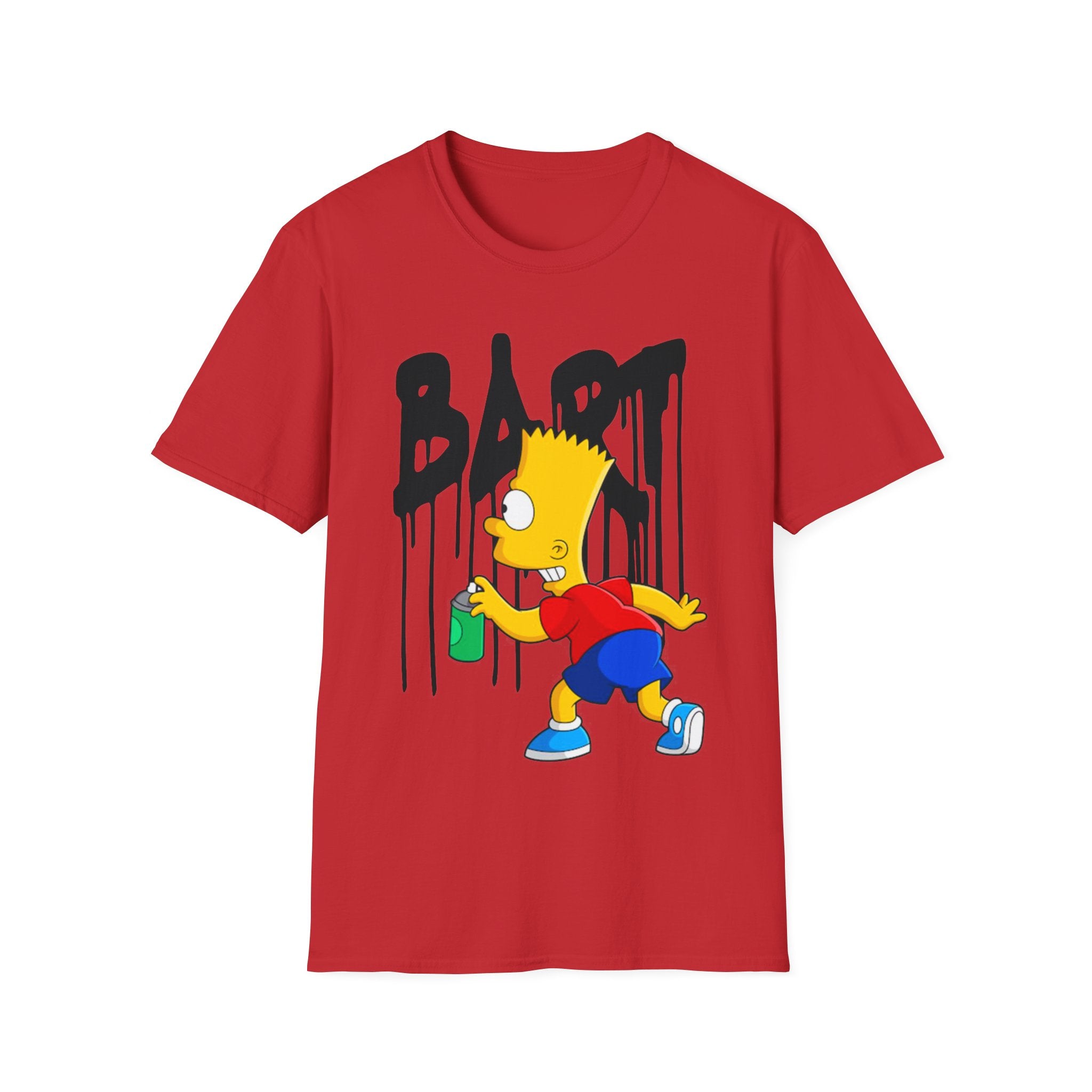 Bart Gaffiti Simpsons - Softstyle T-Shirt