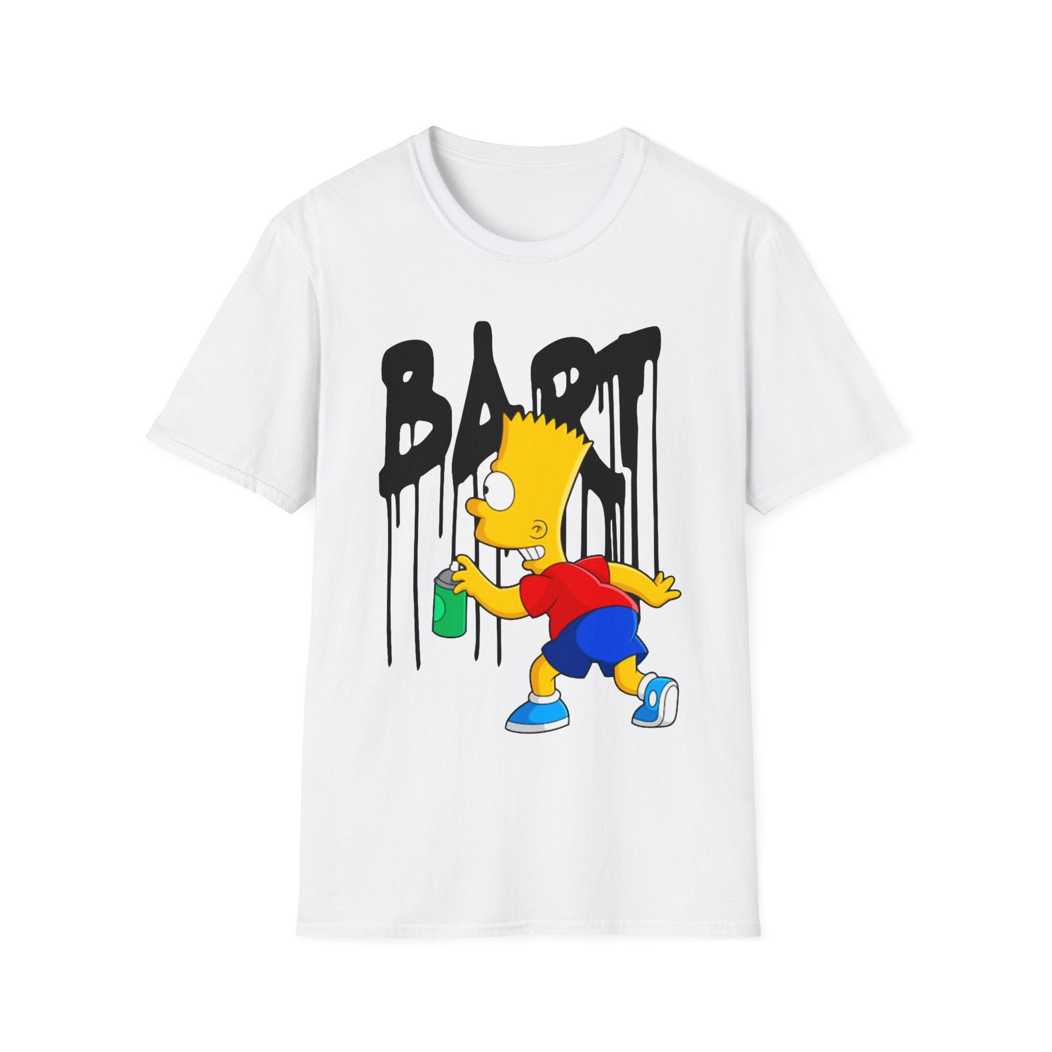 Bart Gaffiti Simpsons - Softstyle T-Shirt