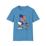 USA Snoopy Patriot - Softstyle T-shirt