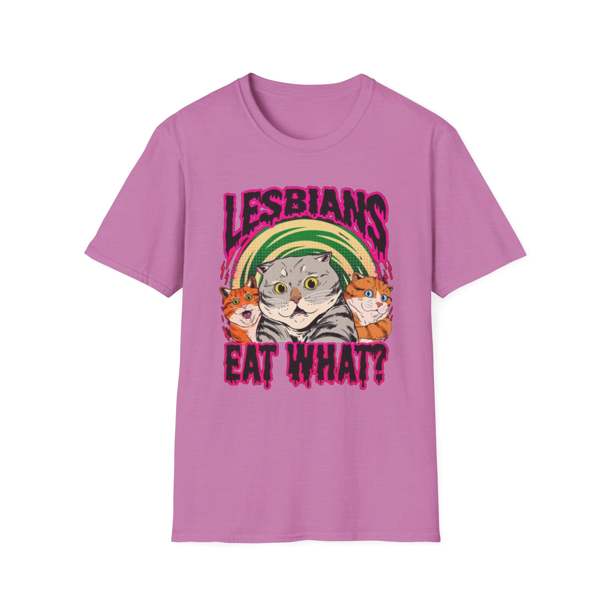 Lesbians eat what? LGBTQIA+ - Softstyle T-Shirt