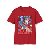 USA American babe - Softstyle T-Shirt