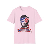 USA "Merica" Abraham Lincoln - Softstyle T-Shirt