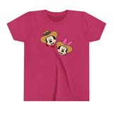 Mickey and Minnie cowboys Kids - Youth Short Sleeve Tee