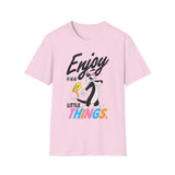 Tweety Bird and Sylvester "Enjoy the little things." - Softstyle T-Shirt