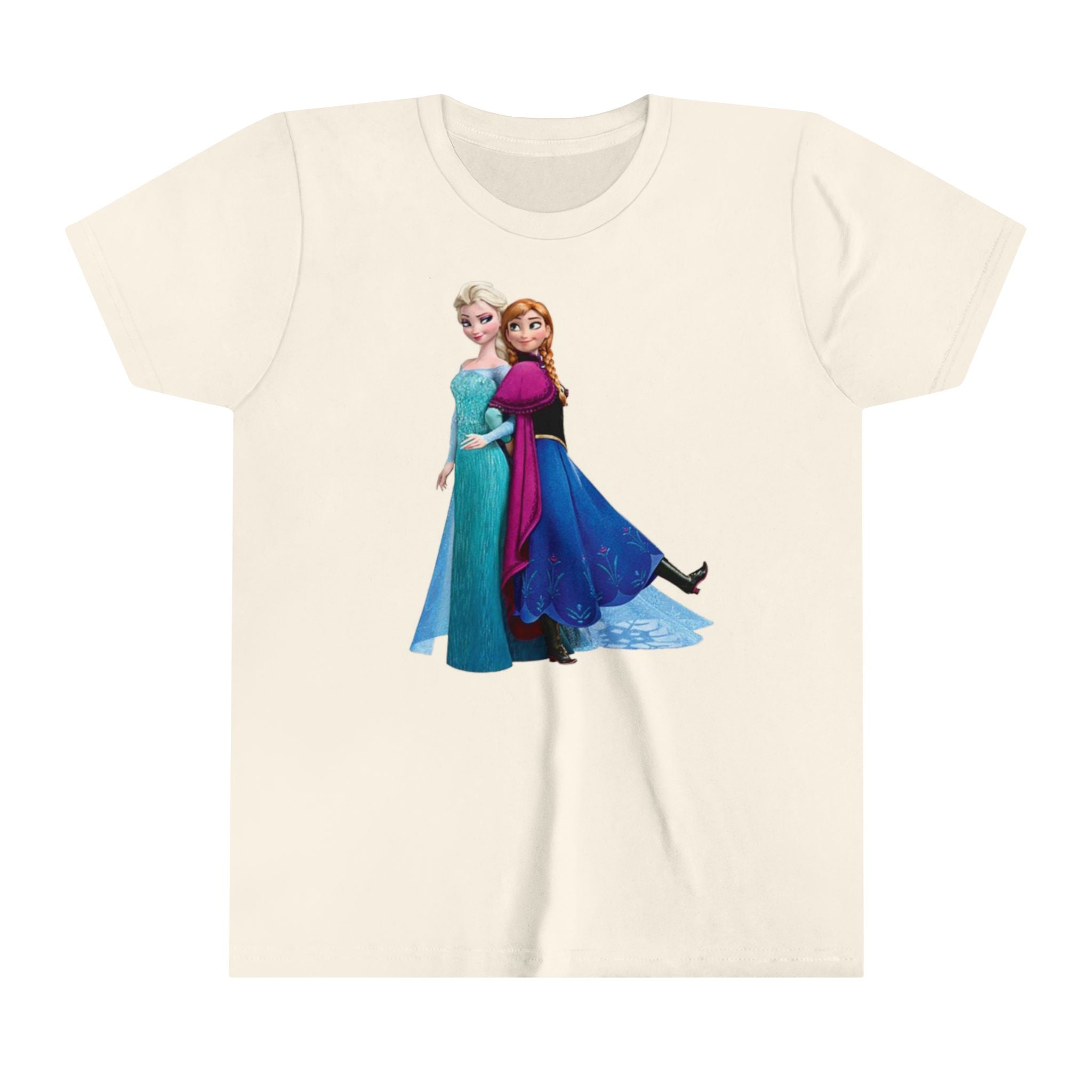 Frozen Elsa and Anna Kids - Youth Short Sleeve Tee