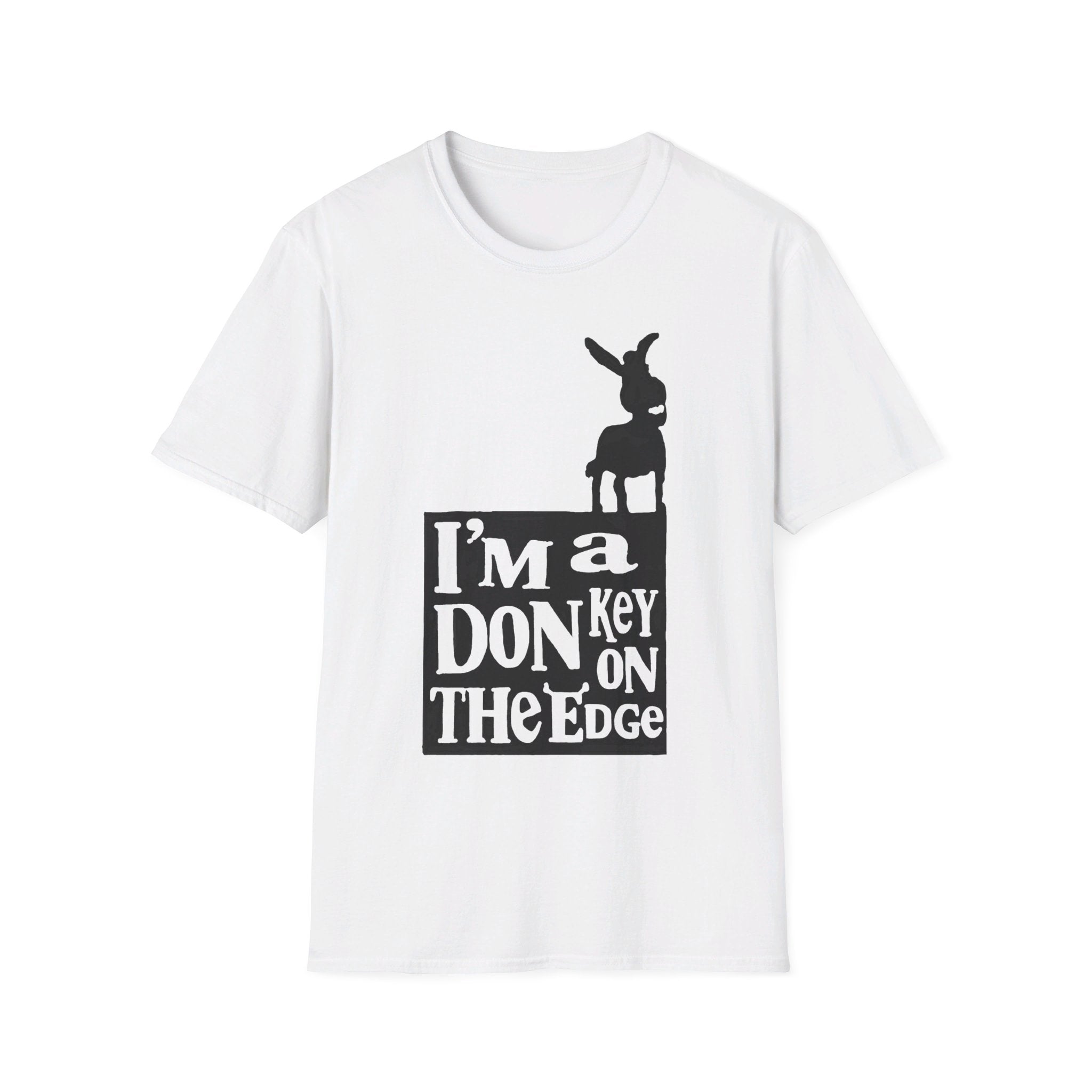 Donkey "I'm a donkey on the edge" Shrek - Softstyle T-Shirt