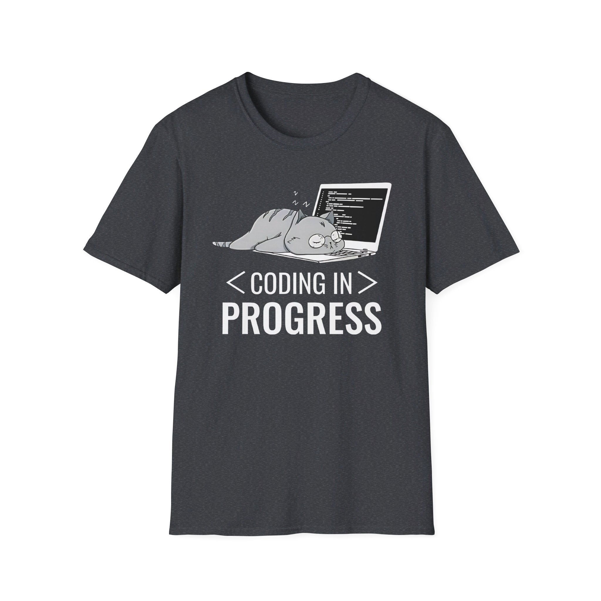 Coding in progress - Softstyle T-Shirt