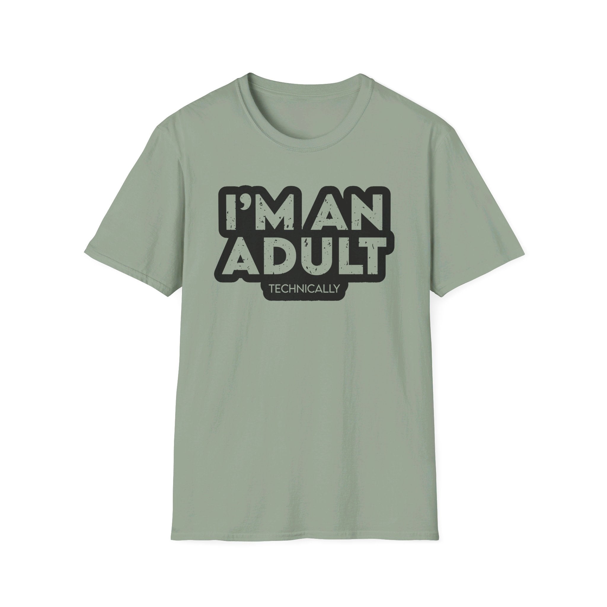 I'm an adult technically - Softstyle T-Shirt