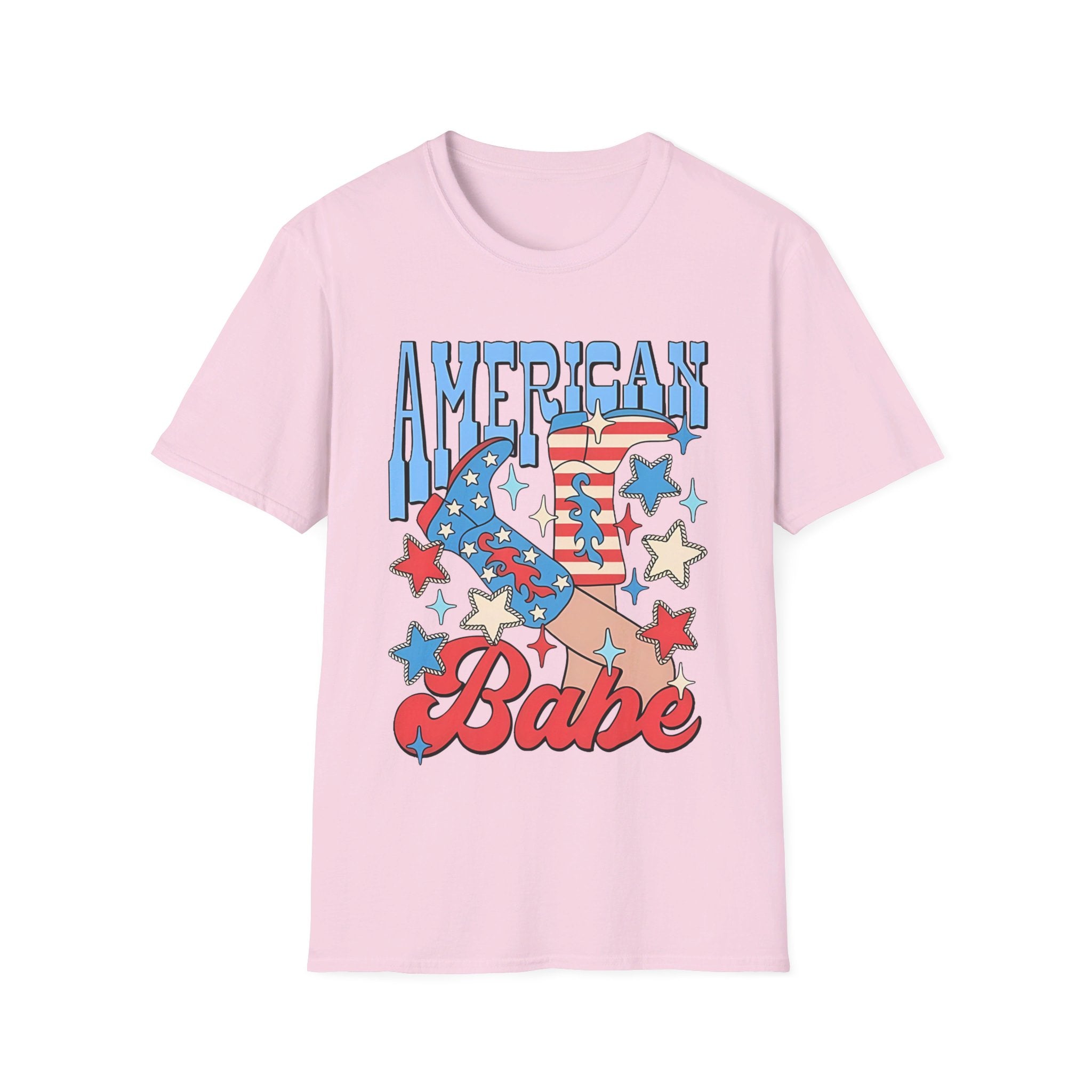 USA American babe - Softstyle T-Shirt