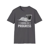 Coding in progress - Softstyle T-Shirt